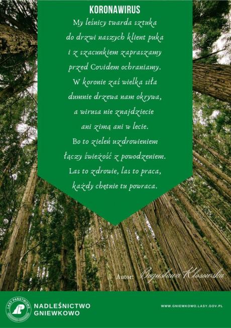 Leśnicy wiersze piszą...